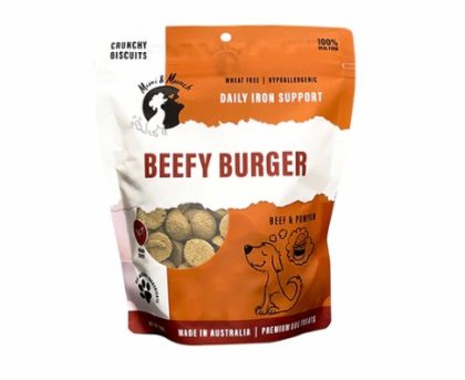 Beefy Burger Dog Biscuits Treats