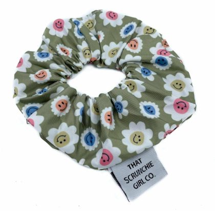 Smiley Flowers Scrunchie Accessories